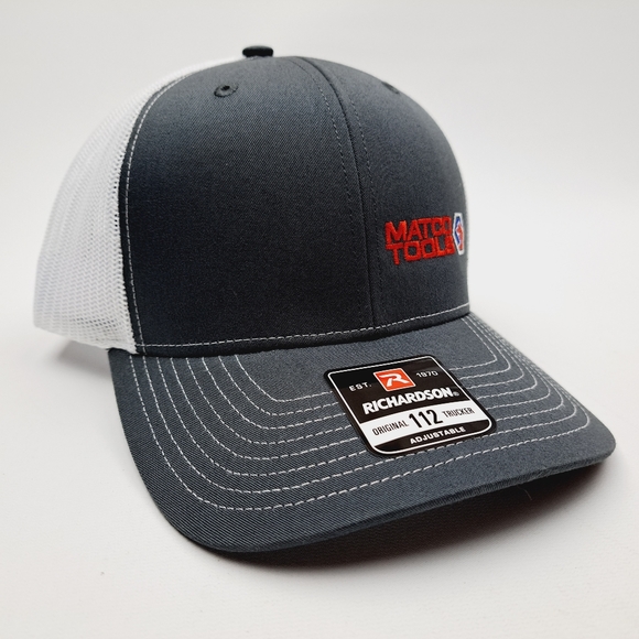 Matco Tools Richardson 112 Trucker Mesh Snapback Cap Hat Gray - Picture 3 of 4
